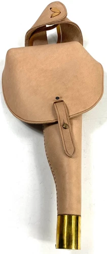 CIVIL WAR US CSA CONFEDERATE UNION M1860 SADDLE POMMEL PISTOL HOLSTER-NATURAL