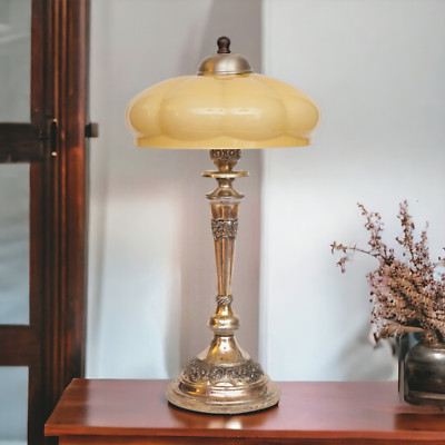 Art Deco Table Lamp ''SILVER EAGLE'' Unique Jugendstil Table Light