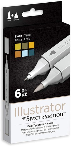 Spectrum Noir ILLUSTRATOR Twin Nib Pen Sets 6 & 12 Packs ** SALE Upto 60% OFF ** - Picture 8 of 11