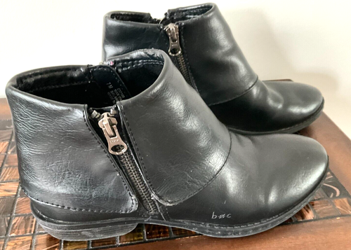 Mujer BOC 7M Negro Tobillo con Cremallera a Cada Lado de las Botas - Imagen 2 de 5