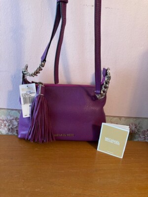 Michael Kors Pomegranate Weston Pebbled Leather Messenger Purse- NWT-GORGEOUS