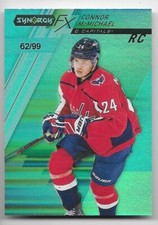 20/21 UPPER DECK SYNERGY FX ROOKIES GREEN PARALLEL Connor McMichael #62/99