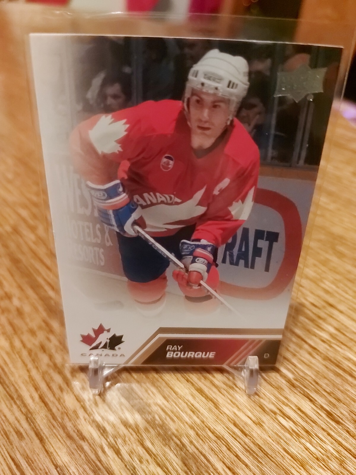 UPPER DECK TEAM CANADA  2013 CARD OF RAY BOURQUE!!!  #173 HOF 