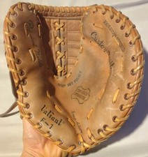 JERRY GROTE SIGNED Professional Baseball MITT First Base GLOVE RHT (Valiant F-1)