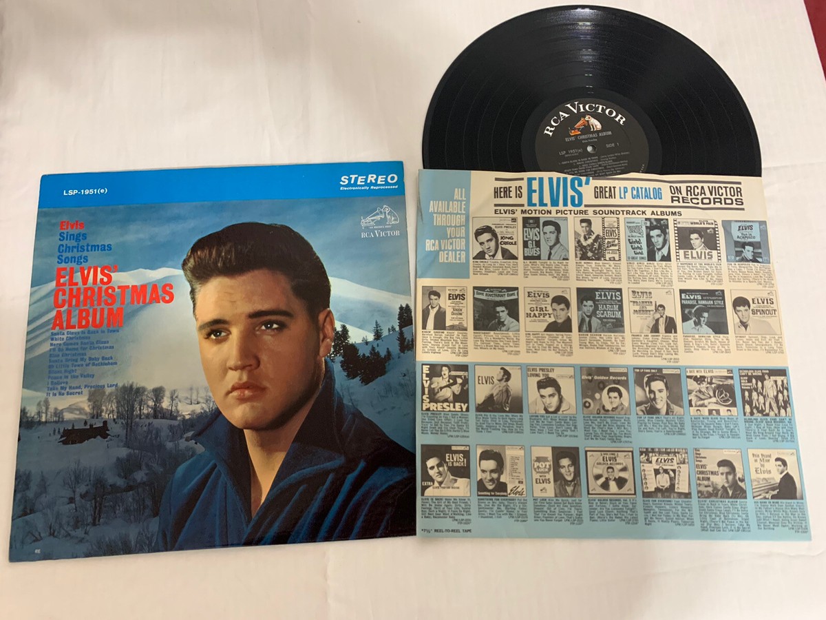 エルヴィス・プレスリー 【SP】 Elvis Presley /Elvis' Christmas Album LSP-1951(e) Scarce Version