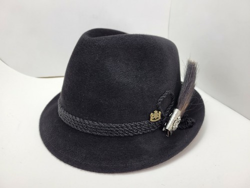 BILTMORE TYROLEAN FUR FELT HAT FEDORA 
