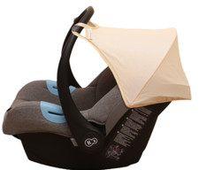Car seat Hood Replacement Baby  universal Cover Sun Shade Waterproof Cream