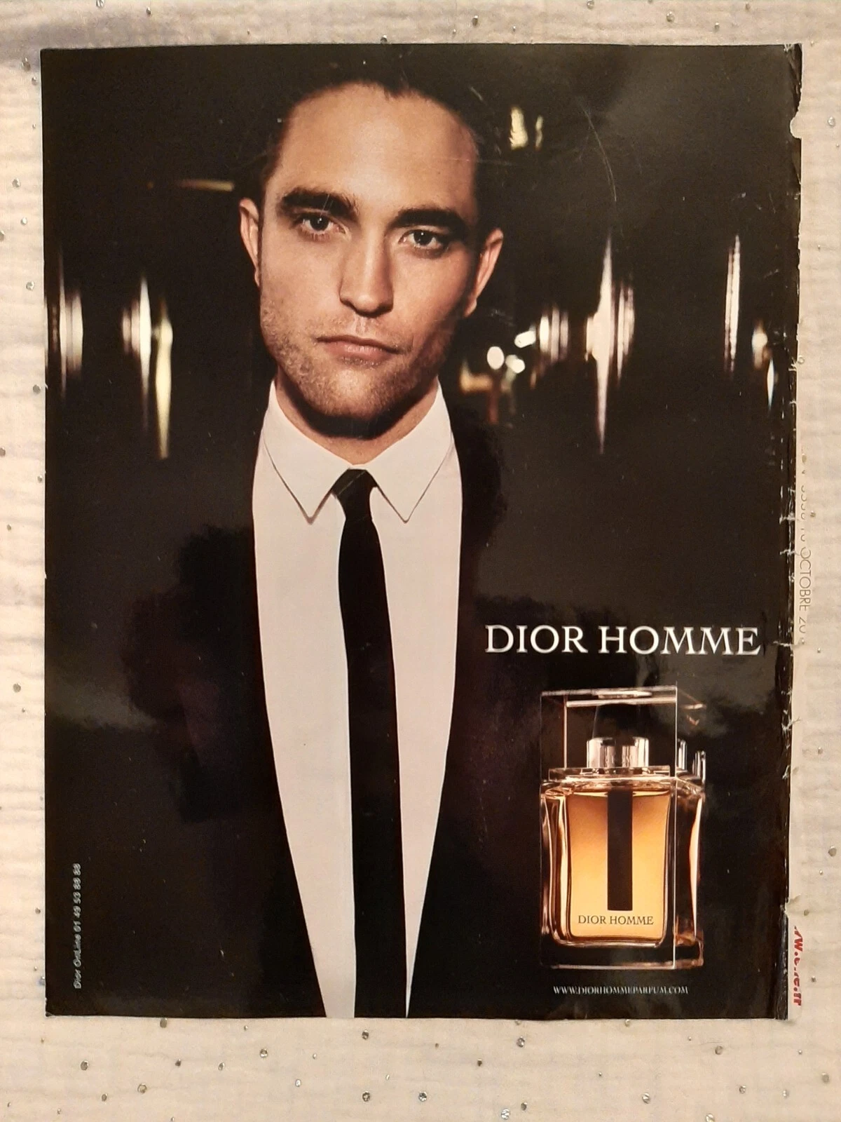 Publicité papier Parfum. Perfume Ad C. Dior Homme de 2013