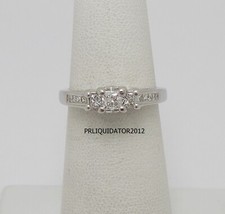 1/2CT Natural Diamond Anniversary Engagement Wedding Bridal Ring 14K White Gold