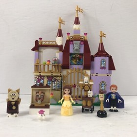 LEGO Disney 41067 Belle's Enchanted Castle 7 Minifigure LOT & Incomplete Build
