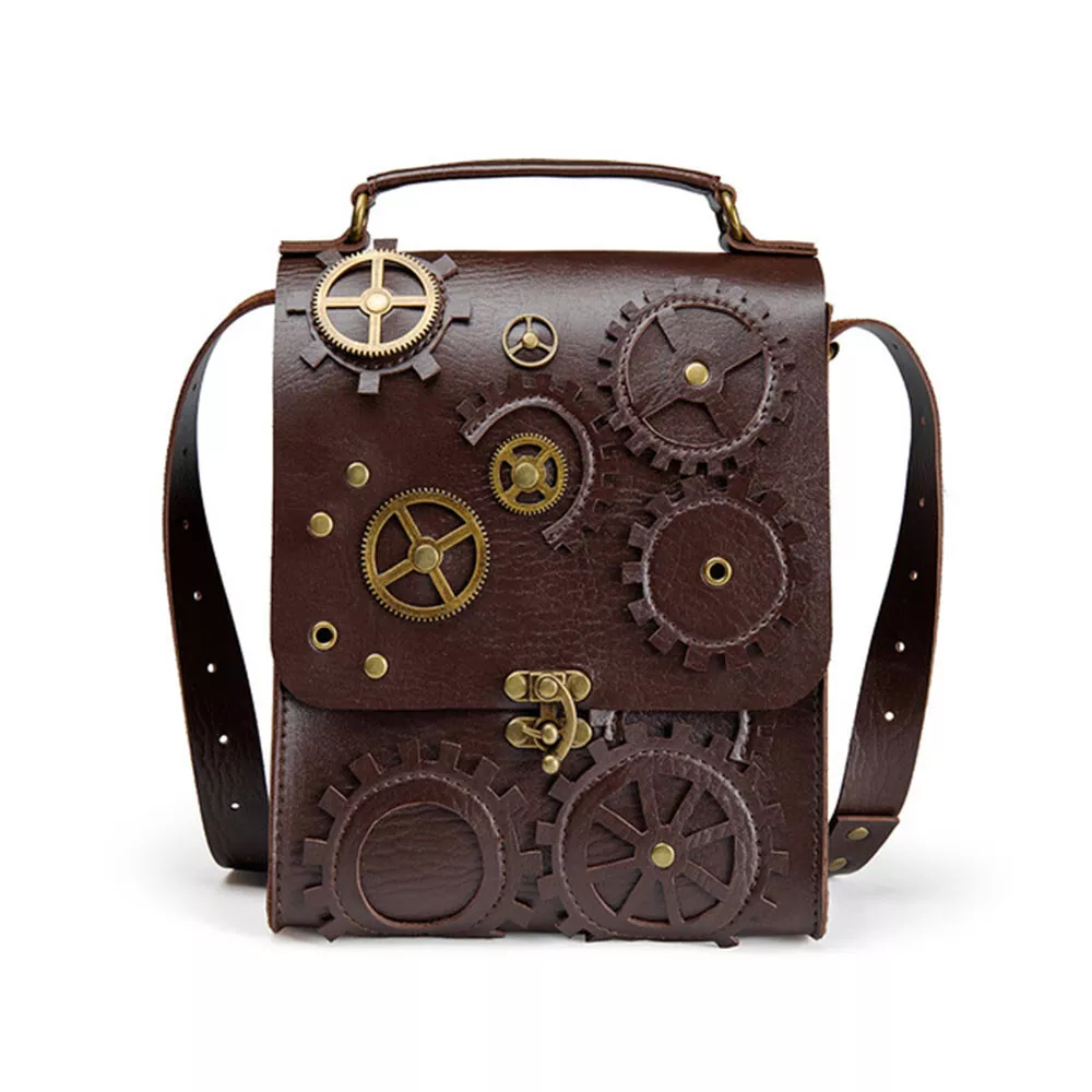 Steampunk satchel clearance