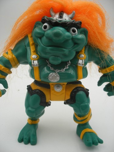 Vintage TYCO 1992 Applause TROLL WARRIORS figure BJORN le Costaud Complet - Picture 2 of 7