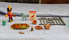 Vintage Doll House Any Room Living Miniature Accessories Food 1:12 Lot 16 pcs