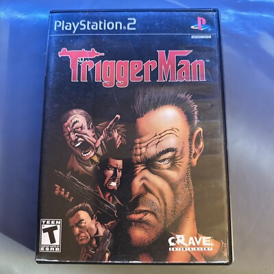 Trigger Man (Sony PlayStation 2, 2004) PS2 Black Label With Manual