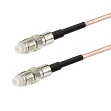 Bingfu FME Female to Female RG316 RF Coax Pigtail Cable Extension Cable 60cm