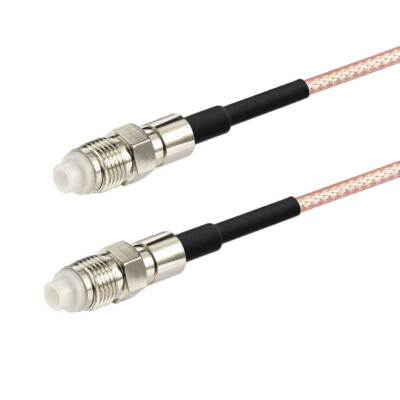 Eightwood FME Female to Female RG316 RF Coax Pigtail Cable Extension Cable 150cm