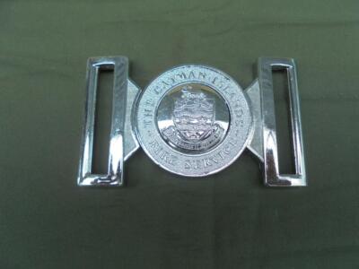 Original The Cayman Islands Fire Service Uniform Medaillon Gürtelschnalle