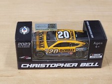 2023 20 Christopher Bell Dewalt Power Stack Bristol Dirt Win 1/64 Action NASCAR