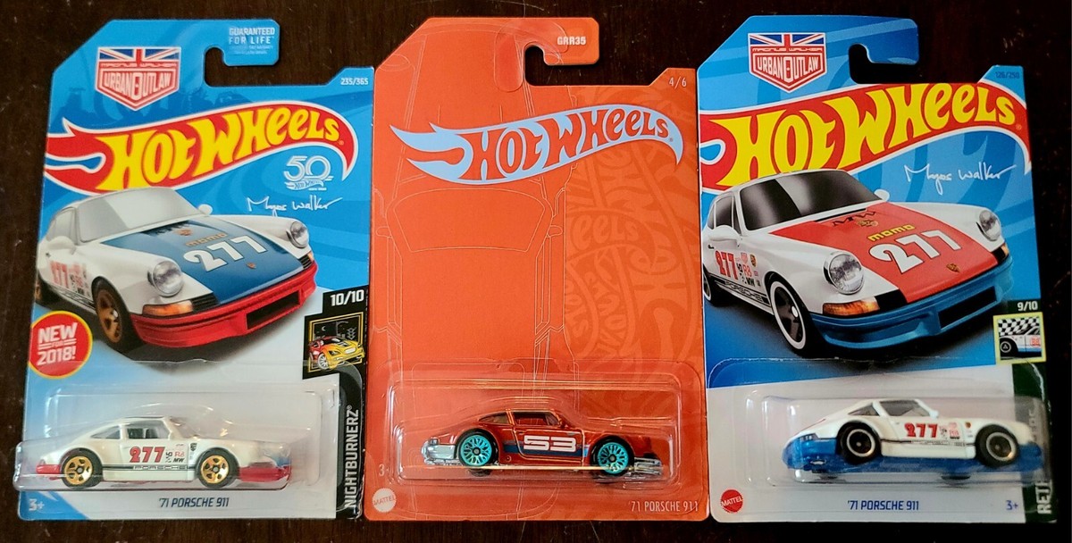 Hot Wheels 2018 '71 Porsche 911 Magnus Walker Urban Outlaw Orange