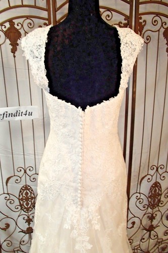 ABITO DA SPOSA PJ20 MAGGIE SOTTERO JOELLE TAGLIA 12 AVORIO $1480 - Foto 10 di 11