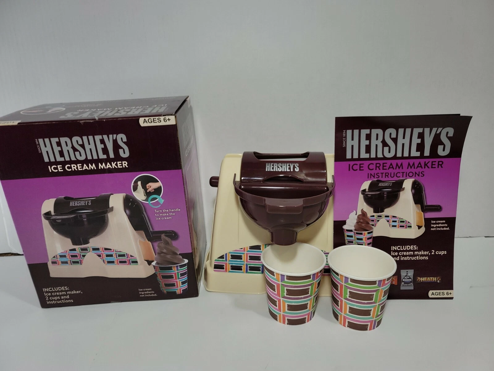 Hershey Kiss Hand Turning Mini Ice Cream Maker
