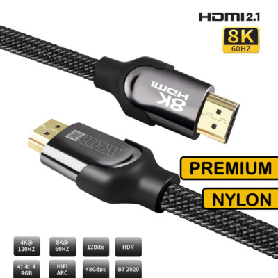 2.1A I 2.1 High Speed Ultra 8K UHD HDMI Kabel 48G 4K@120Hz HDR eARC PS5 XBOX