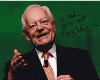 #ad BOB SCHIEFFER Autographed Signed 8x10 Photograph To Rick $120.00