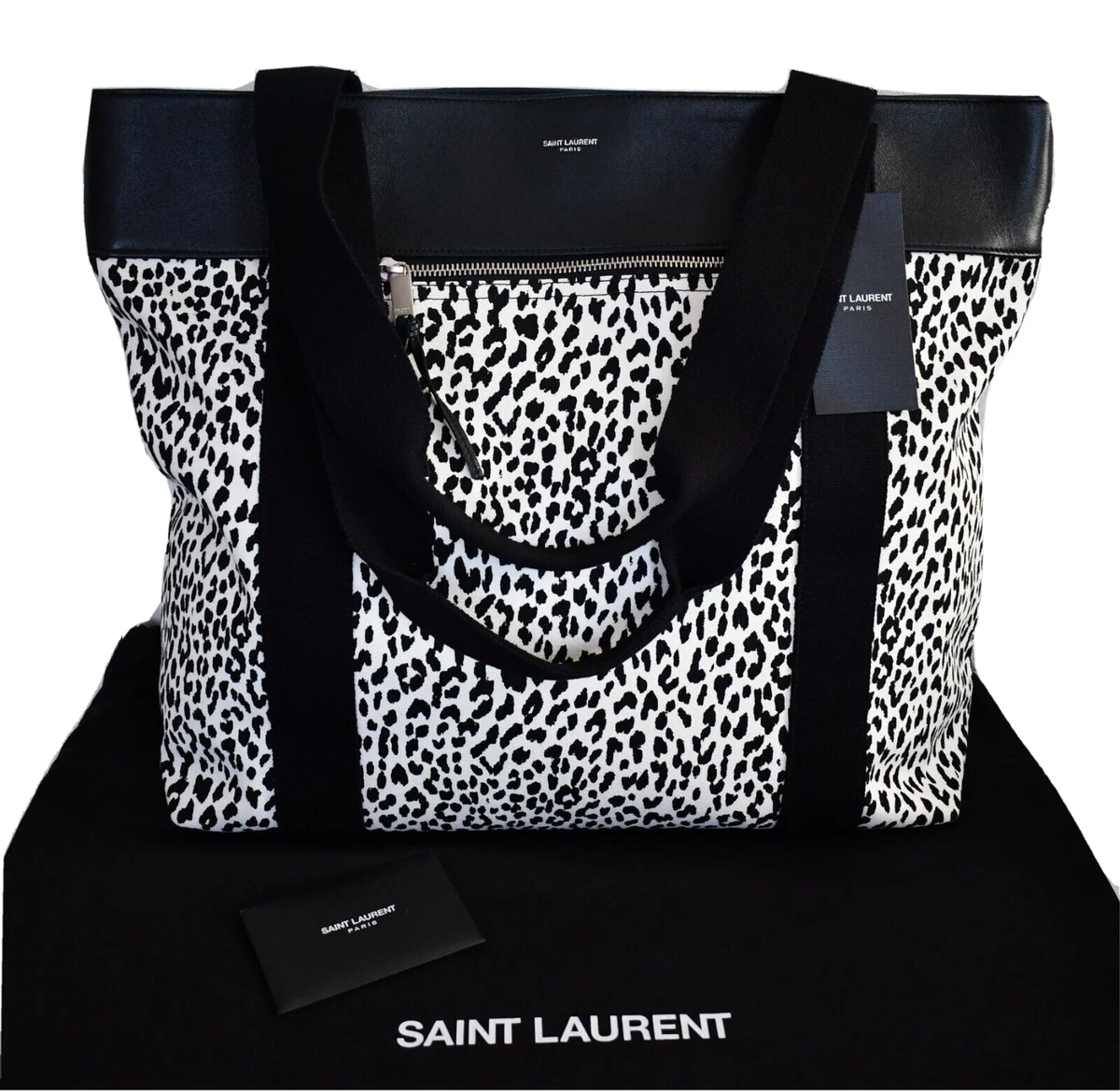 LEOPARD TOTEBAG, Saint Laurent