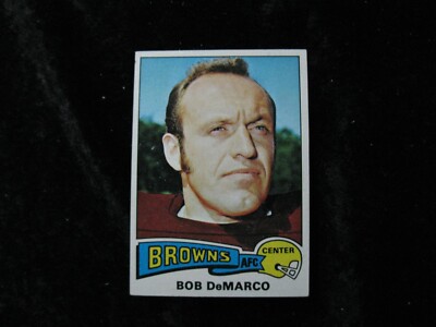 1975 Topps #109 Bob Demarco  Cleveland Browns NFL Vintage Football EX-MT+ - c101