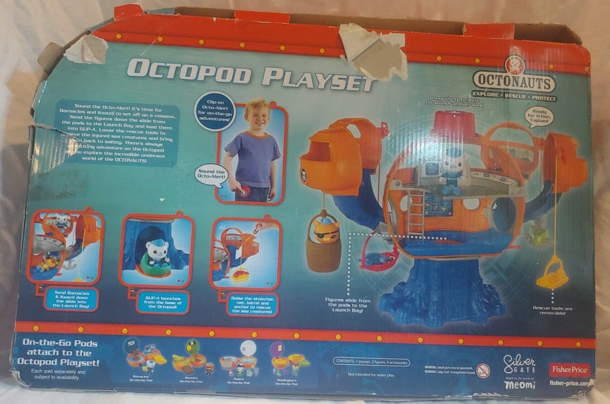 Octonauts Octopod Playset T7016 With Figures On The Go Pods With Extras