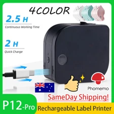 Bluetooth Label Maker Machine Portable Wireless Thermal Label Printer Sticker