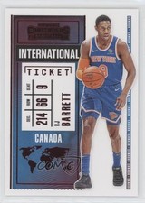 2020-21 Panini Contenders International Ticket Red RJ Barrett #10 0ij1
