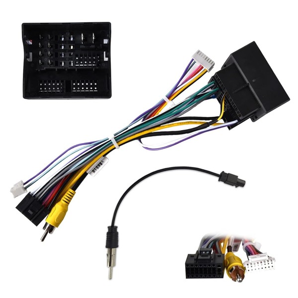 Iso Adapter Kabelbaum 52 Pin FüR Vw Polo Golf 5 Passat Skoda Autoradio Universal-image