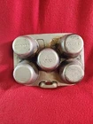 Vintage Wagner Ware Q 1335  Nickel Plated Cast Iron 5 Muffin Pan