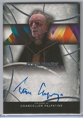 2024 Star Wars Masterwork #A-TC Tim Curry as Chancellor Palpatine Autograph