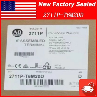 BRAND NEW Sealed AB 2711P-T6M20D Touchpad Touch Screen PanelView Plus 600