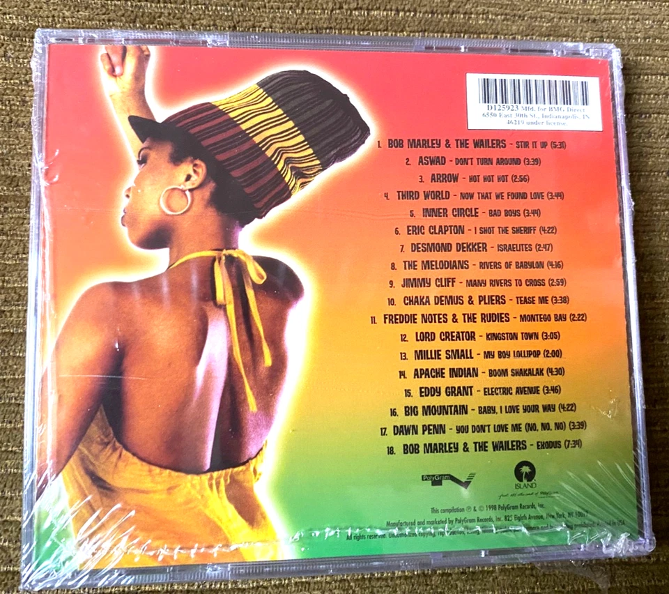 Pure Reggae Various Artists 1998 CD Brand New/Sealed Bob Marley Clapton Cliff - Image 2 of 3