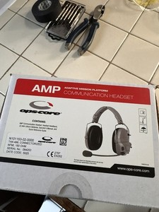 Ops-Core Amp Communication Headset - Connectorized, NFMI Enabled MSA Peltor AOR1