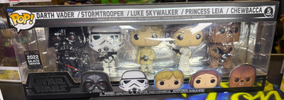 STAR WARS--2022 GALACTIC CONVENTION---5 PACK------FUNKO POP!