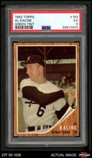1962 Topps #150 Al Kaline Green Tint Tigers HOF RARE VARIATION PSA 5 - EX