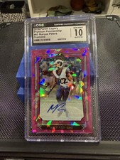 2019 Panini Legacy - Marcus Peters #60 Premium Edition Prizm (AU) /10  