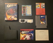 NES ORB.3D Game CIB / 3d glasses included & Manual SHIPS FAST! 