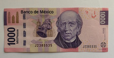 MEXICO Banknote 1000 pesos MIGUEL HIDALGO Crisp,clean, circ.