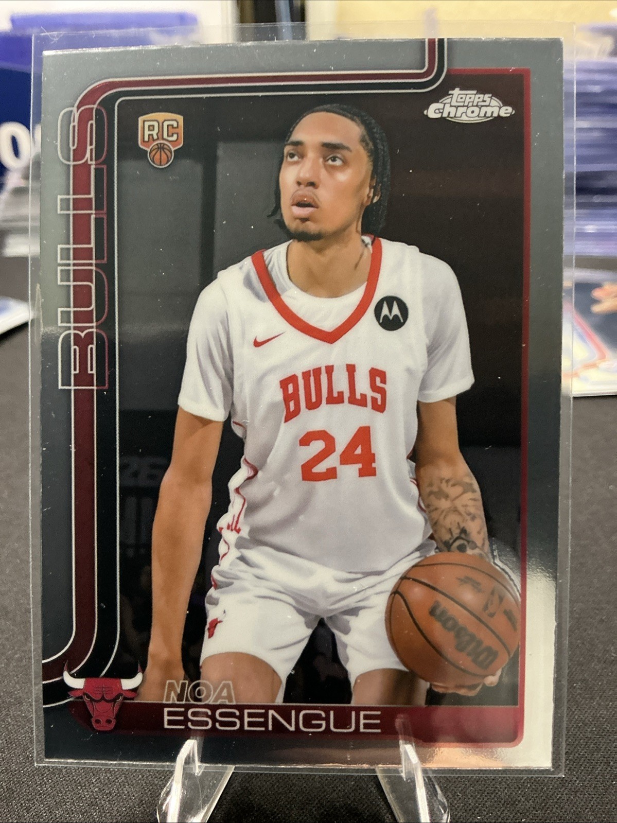 2025-26 Topps Chrome - Noa Essengue #262 (RC)
