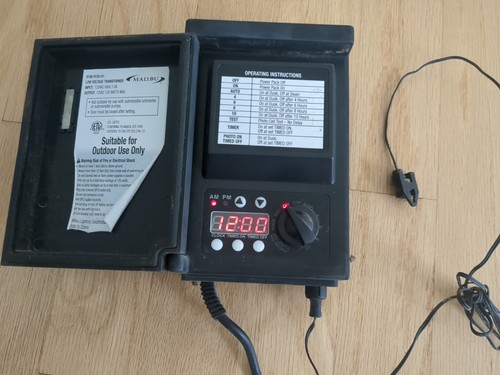 Malibu 120 Watt Power Pack 8100-9120 Weather Shield Low Voltage Transformer