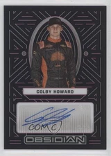 2023 Chronicles Obsidian Signatures Electric Etch Pink /25 Colby Howard #CH Auto