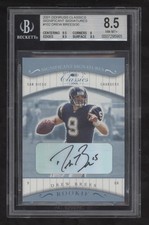 2001 Donruss Classics AUTO /30 Significant Signature #102 Drew Brees RC! BGS 8.5