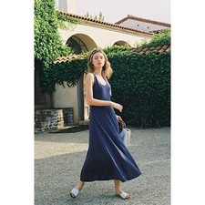 Maeve by Anthropologie Women's Purple Melanie Knit Maxi Dress Size S NWT