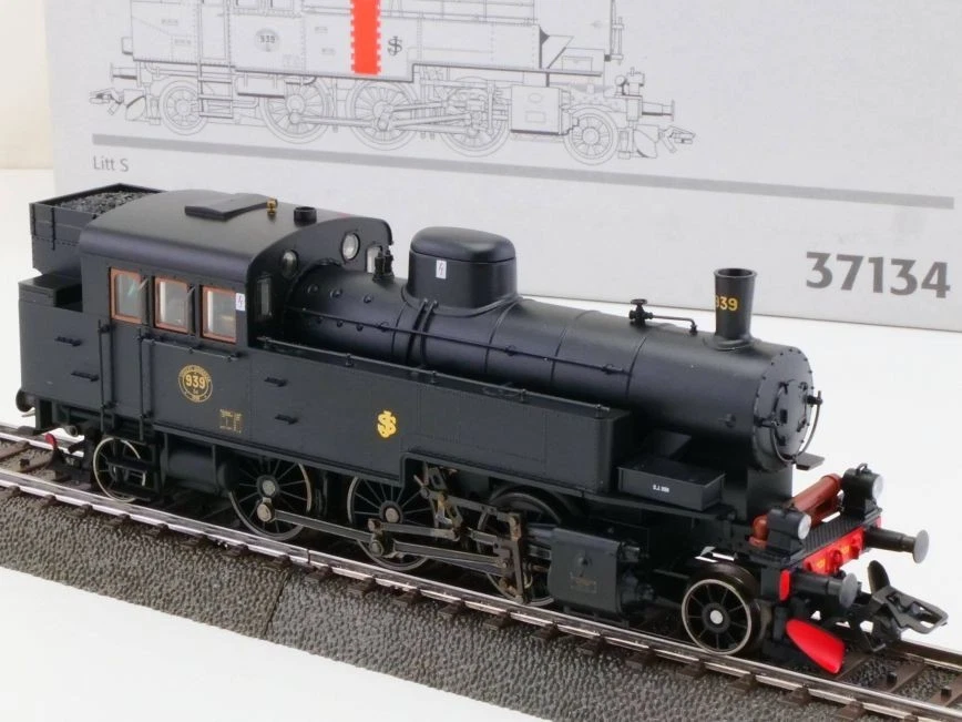 Märklin: Steam Tank Loco Swedish SJ Class S/Sa / #37134 Digital - NEW OLD STOCK! - Image 3 of 4