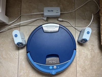 iRobot Scooba 5800 WORKS TESTED Floor Scrubber Wet Scrubbing Robot Map + Charger